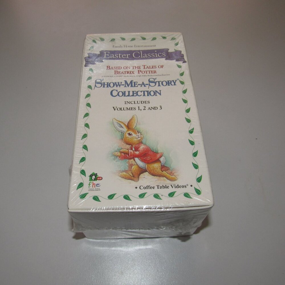 Beatrix Potter “Show-Me-A-Story” VHS Box Set – Family Home Entertainment Easter
